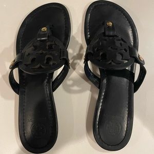 Tory Burch Black Sandals - Size 7. Gently Used, Great Condition!